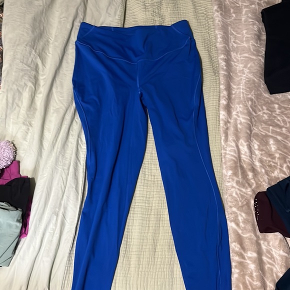 Blue lululemon tights - Picture 2 of 3